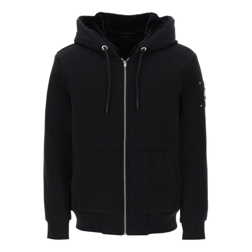 Men's Black Hooded Jacket